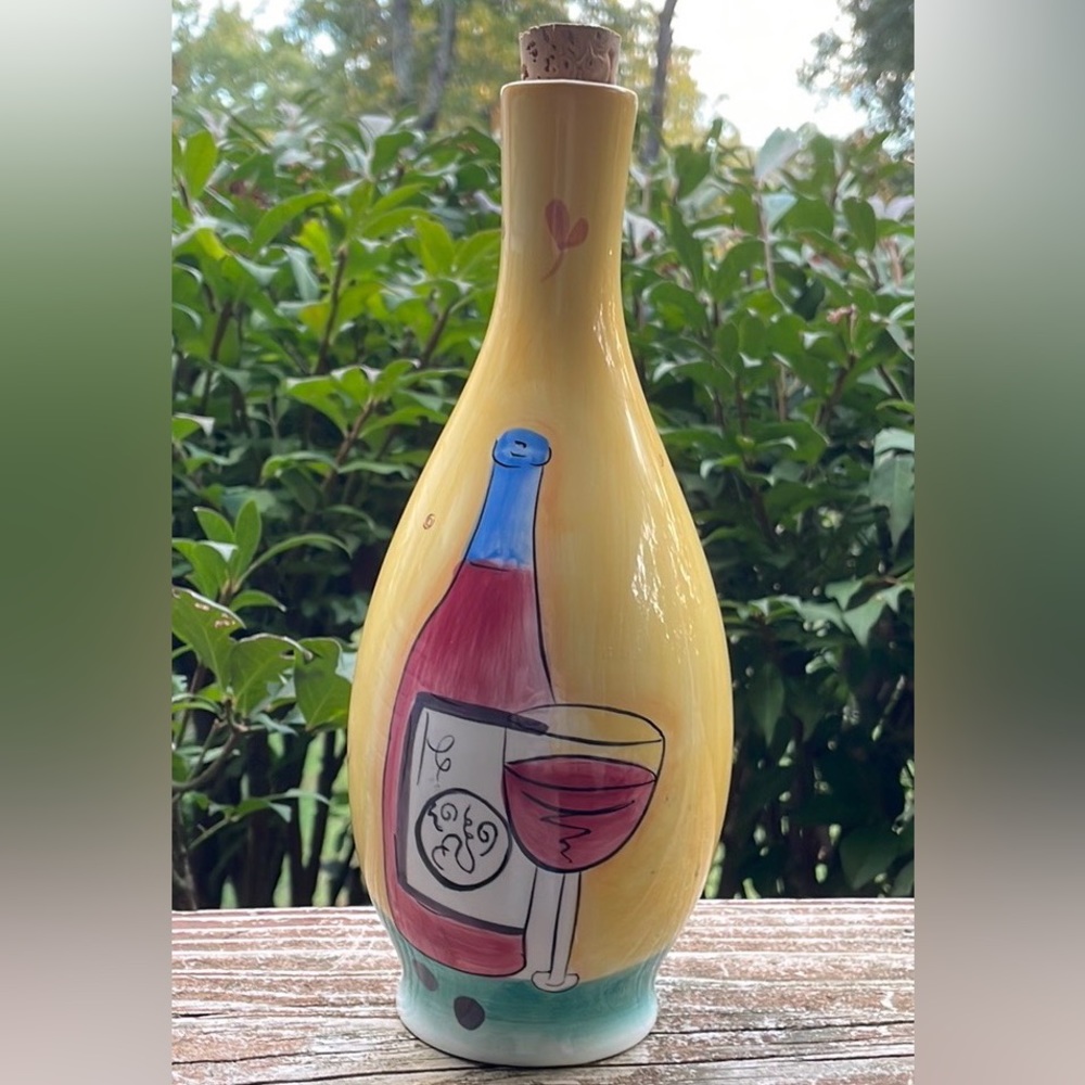 Beautiful Hausenware Mary Jane Mitchell Wine Carafe